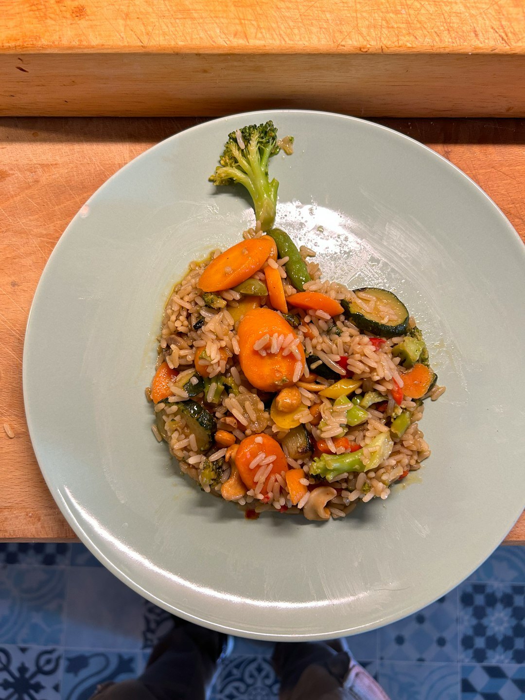 one pot chicken rice meal