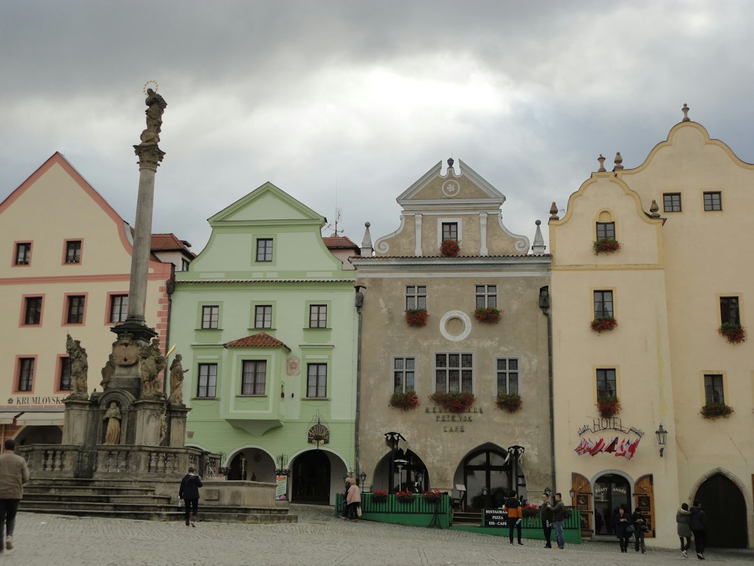 Assortment of traditional Czech soups in bowls