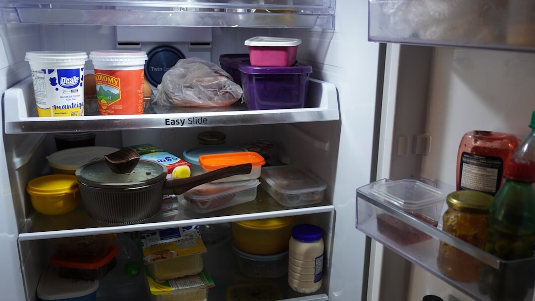 leftover food in fridge